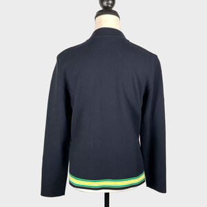 Maerz Muenchen Sweater Womans 40 (10 US) Pockets Full Zip Preppy School Office